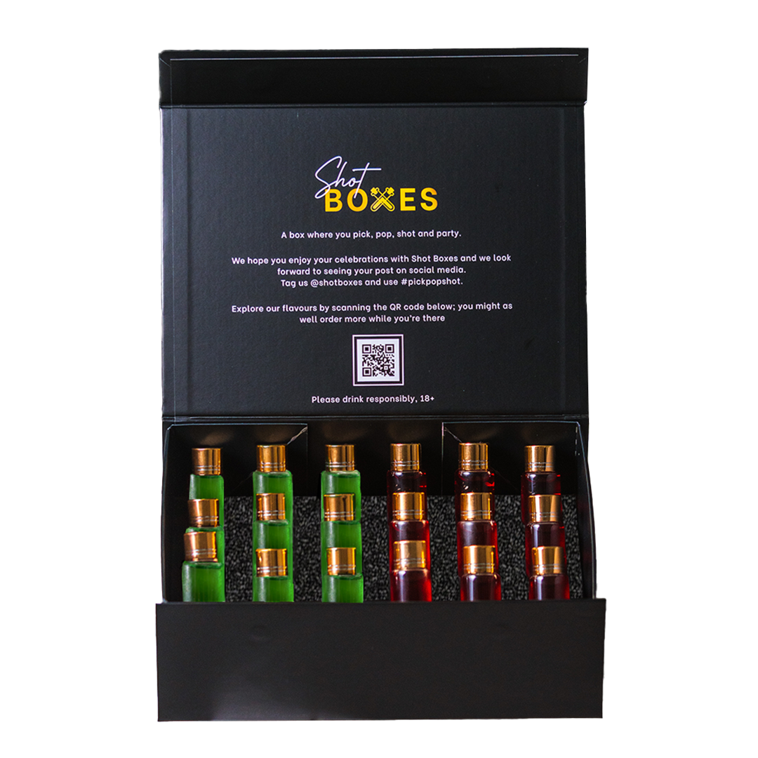 Shot Boxes Sour Apple and Wet Pussy