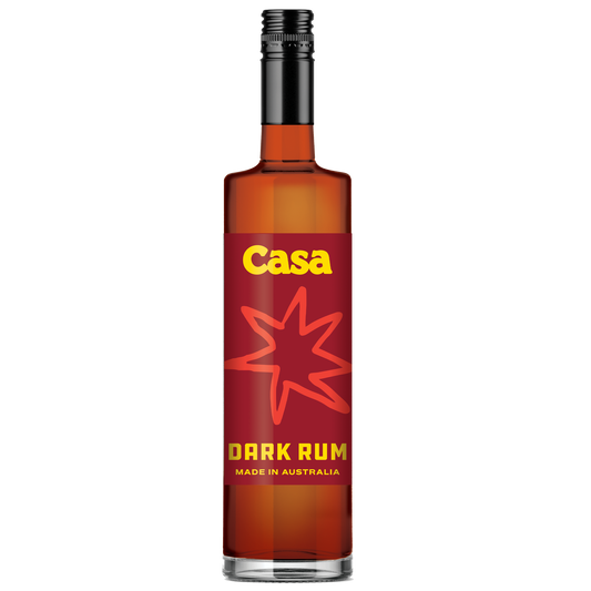 casa dark rum bottle