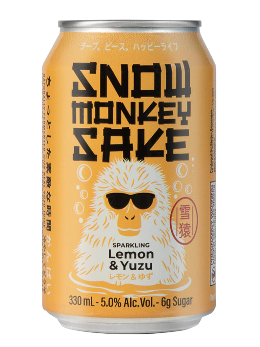 Snow Monkey Sake Lemon and Japanese Yuzu flavour