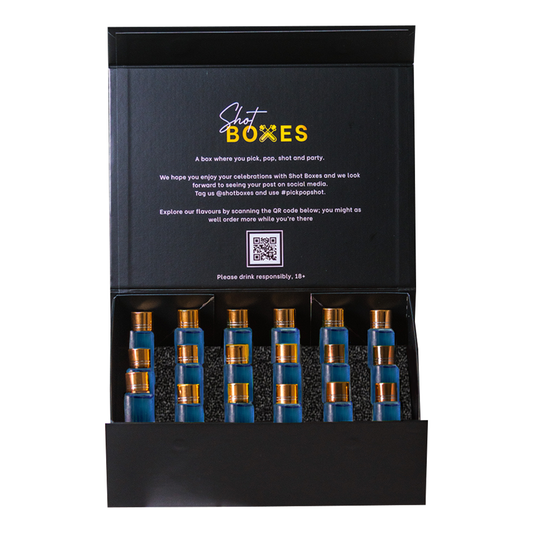 Shot Boxes Blue Strawberry