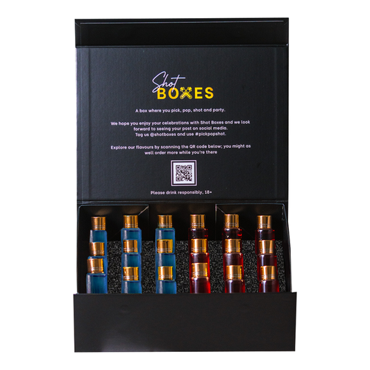 Shot Boxes Wet Pussy and Blue Strawberry Shots