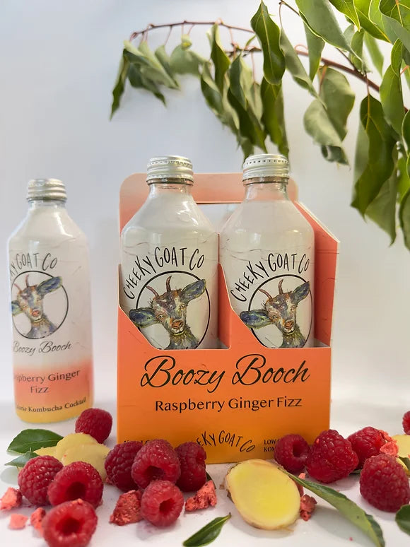 Cheeky Goat Co Raspberry Ginger Fizz Boozy Booch