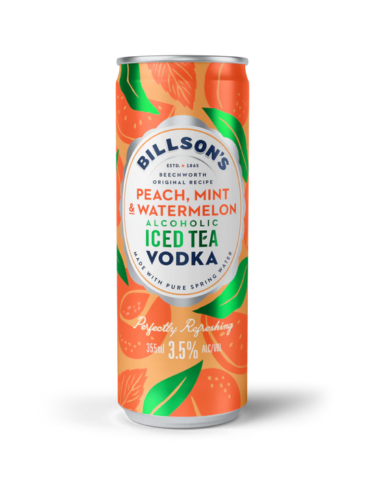 Billson’s Vodka Iced Tea with Peach, Mint & Watermelon