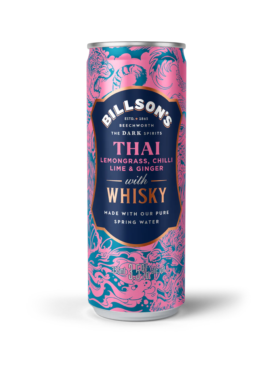 Billson's Whisky with Thai Lemongrass, Chilli Lime & Ginger