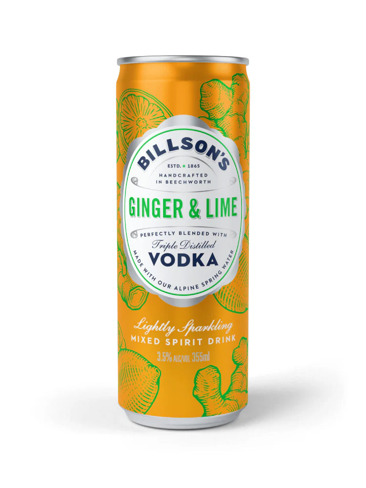 Billson's Vodka Ginger Lime