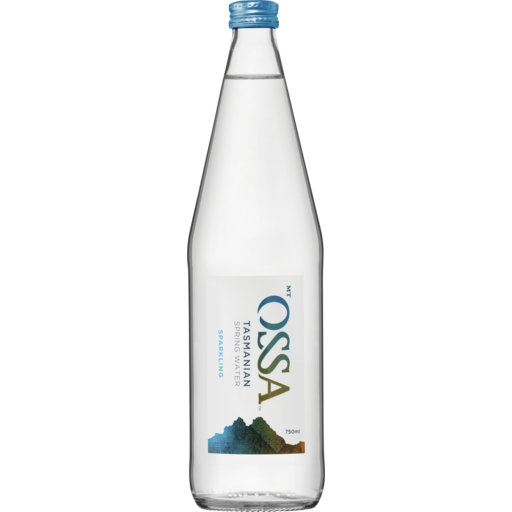 Mt Ossa Tasmanian Spring Water Sparkling 750mL